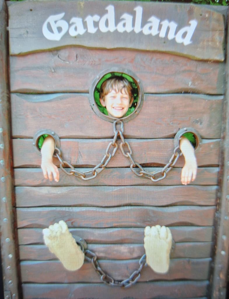 Riccardo Carretta as a child